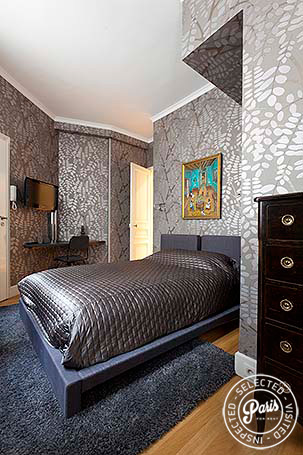 Second bedroom at Notre Dame Royal, apartment for rent in Paris, Latin Quarter