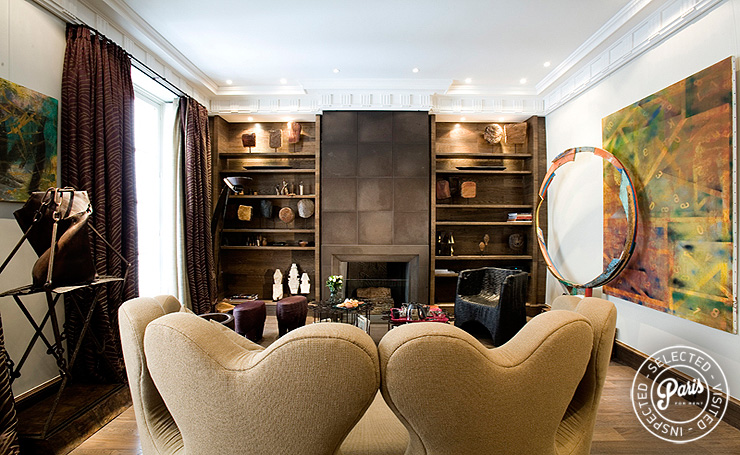 Living room at St Germain Eden, apartment rental in paris, Saint Germain