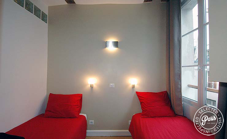 Second bedroom at Bourg Suite, apartment for rent in Paris, Marais